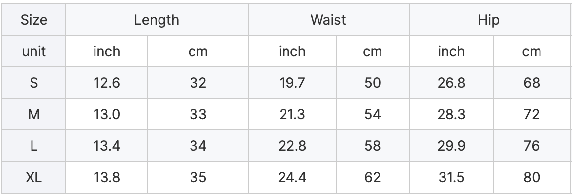 Tramp Stamp Mid Waist Gym Short